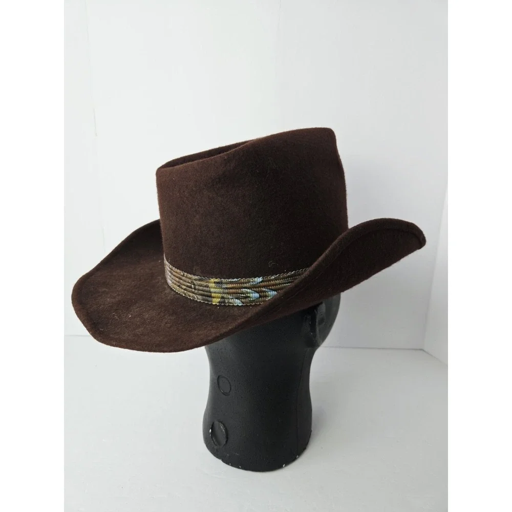 Vintage Rockmount Ranch Wear High Stepper 1700 Size 7 1/4 Wool Hat‎